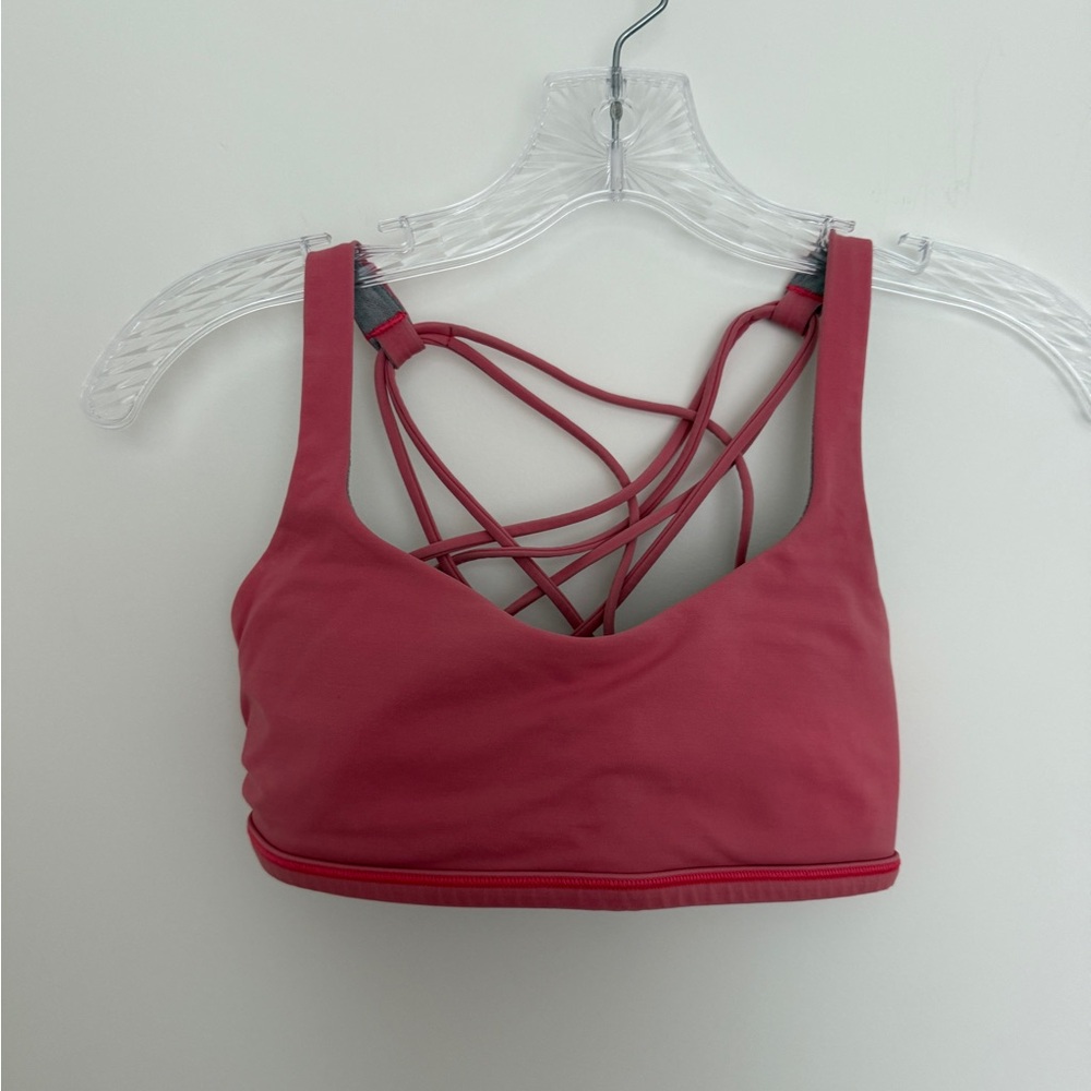 Lululemon Athletica Coral Free to Be Sports Bra